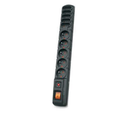 HSK DATA ALP-ACARS10---0N multiprise 1,5 m 5 sortie(s) CA Intérieure Noir