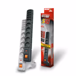 HSK DATA ALP-ACARS10---1N, 3 m, Intérieure, Plastique, Gris, Universel, 5 sortie(s) CA