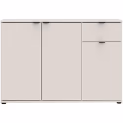 Commode - Ganymede - 3 Portes - 1 Tiroir - Sable - 119,8 X 34,1 X 82,3 Cm - Vue supplémentaire 2