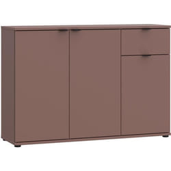 Buffet - GANYMEDE - 3 portes - 1 tiroir - Terracotta - 1198 x 341 x 823 cm
