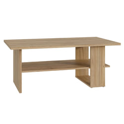 Table Basse Rectangulaire - COFFEE TABLES – Finition Chêne Mauvella – 2 Plateaux – 110 × 60 × 45 cm
