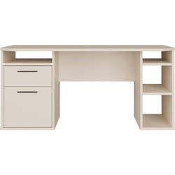 Bureau dangle - TEZAUR - Beige - 160 x 72 x 757 cm
