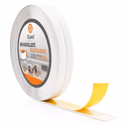 Plinthe PVC QUEST Moulure de finition Ruban détanchéité souple adhésive Blanc 5 m 10 x 10 mm