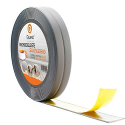 Plinthe PVC QUEST Moulure de finition Ruban détanchéité souple adhésive Gris 5 m 10 x 10 mm