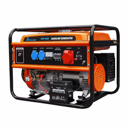 Extralink EX.30356 groupe électrogène 5000 W 25 L Essence Noir, Orange