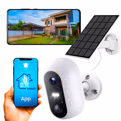 Extralink EX.32985, Caméra de sécurité IP, Intérieure, Sans fil, Interne, Plafond/mur, Noir, Blanc