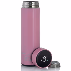 Extralink Tasse thermique Tasse de voyage intelligente Rose Thermos avec affichage LED, Rose, Acier inoxydable, Acier inoxyda ...