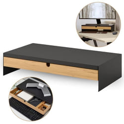 Support de moniteur - IKEA - ELLOVEN - Ergonomique - Tiroir de rangement - Design contemporain