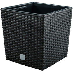 PROSPERPLAST Rato 7 litres avec bac de plantation anthracite 20 x 20 x 20,2 cm.