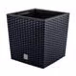 Prosperplast Pot de fleurs avec insert 11L Rato Low DRTS265L anthracite