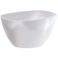 Prosperplast - Pot de Fleurs Ovale Blanc 1L. 198x130x102 mm