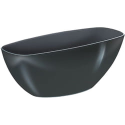 Prosperplast - Pot de Fleurs Ovale Anthracite 3,8L. 360x150x132 mm - Anthracite