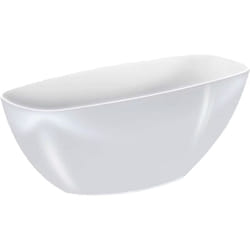 Pot de Fleurs Ovale Blanc 3,8L. 360x150x132 mm