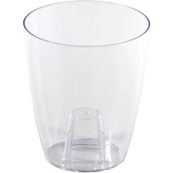 Pot de Fleurs 2,4L coubi orchid 160x160x183 mm – Transparent - Transparent