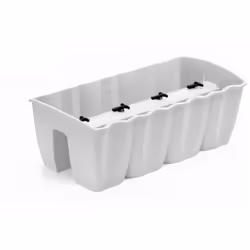 Les jardinières Crown se distinguent par leur design innovant : les pots sont adaptés à la fixation sur les balustrades et le ...