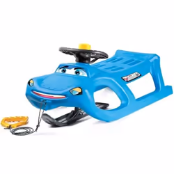 Prosperplast Luge voiture bleu avec volant Zigi-Zet Control