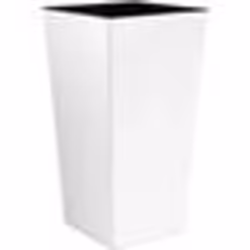 Pot de fleurs avec insert Urbi Square DURS200-S449 - blanc