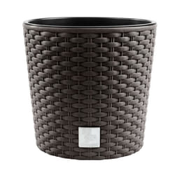 Prosperplast Rato Round Pot de fleurs avec insert de 4L umbra