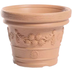 Prosperplast - Pot de Fleurs Decora 15L, Terre Cuite, 35 cm - Brique