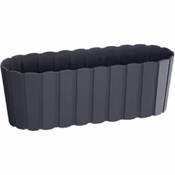 Jardinier de balcon de la collection de base de bandoue Dimensions: 587x144x130 Anthracite