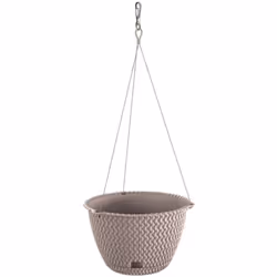 Pots suspendus avec un large fil, imitant fidèlement le motif d'un fil lâche, doux et épais. Equipés d'un support avec systèm ...