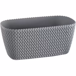 Jardinière de balcon de la collection SPLOFY CASE Dimensions : 297x145x133 Gris pierre