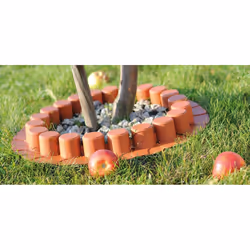 Prosperplast IPAL7 Bande de bordure de jardin Plastique Marron
