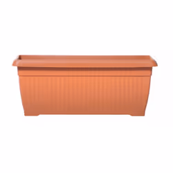 Pot de fleurs pour balcon Terra DTT600 | Boîte rectangulaire classique en terre cuite. Un article solide, fabriqué en plastiq ...