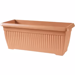 Pot de fleurs de la collection TERRA Dimensions : 800x344x320 Terre cuite