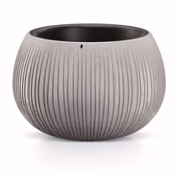 Jardinière en deux parties (jardinière et réservoir intérieur pour la terre ou le gravier), de la collection BETON BOWL dans  ...
