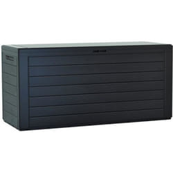 Prosperplast Boîte de jardin verrouillable anthracite 280L Woodebox