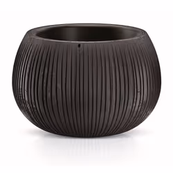 Jardinière en deux parties (jardinière et réservoir intérieur pour la terre ou le gravier), de la collection BETON BOWL dans  ...