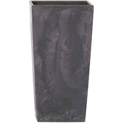 Prosperplast - Pot haut 35 l Urbi Square Effect en plastique avec réservoir en couleur Anthracite, 55 (h) x 29,5 (l) x 29,5 (p) cms - Anthracite
