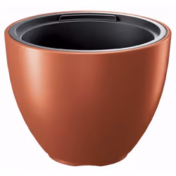 Pot de fleurs - Prosperplast - Heos - 25L - Ø 395 mm - Cuivre - Ronde
