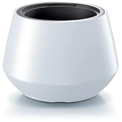 Prosperplast - 34L heos flowerpot, avec dépôt, dimensions (mm) 436x436x299, couleur blanche