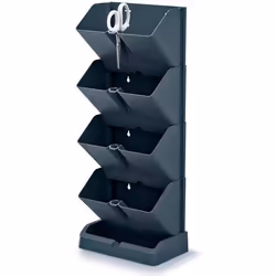 Jardin vertical Mini Cascade anthracite avec Ciseaux pour herbes Prosperplast
