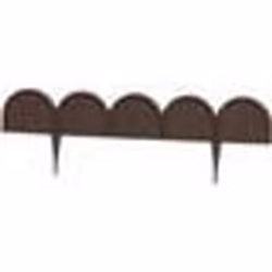 Bordure de jardin - PROSPERPLAST - IKRA - Longueur 10m - Hauteur 165mm - Marron foncé
