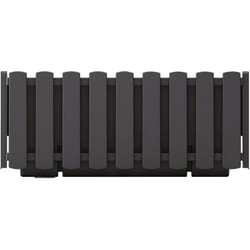 Prosperplast - Jardinière de balcon Boardee 38x18x16 cm - Anthracite - Anthracite