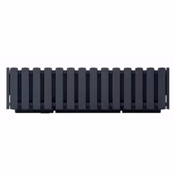 Jardinière à suspendre balcon Pot de fleurs 58cm anthracite Boardee Fencycase