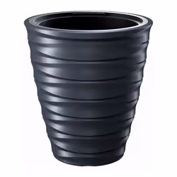 Pot de fleurs - Prosperplast - Freze DBFE300-S433 - Rond - Anthracite - Résistant aux UV