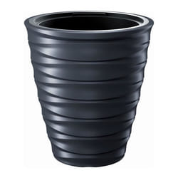 Pot de fleurs - Prosperplast - Freze DBFE300-S433 - Rond - Anthracite - Résistant aux UV