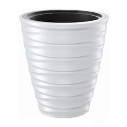 Pot de fleurs rond Prosperplast Freze DBFE300-S449 blanc