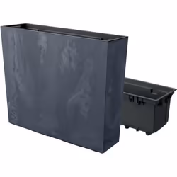 Jardinière Prosperplast Urbi Case Beton Effect T DUC600TE-S433 bac à fleurs anthracite avec ins