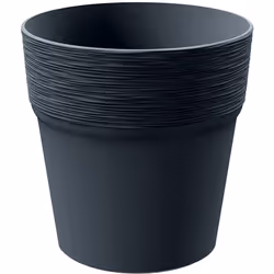 Pot de fleurs de la collection FURU Dimensions (mm) : 178x178x180 Idéal pour une utilisation en intérieur et en extérieur Pla ...