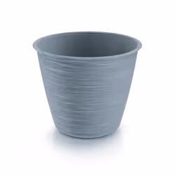 Pot de fleurs rond Prosperplast Furu DFO300-443U - couleur gris clair 102L