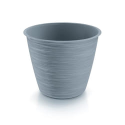 Pot de fleurs rond Prosperplast Furu DFO300-443U - couleur gris clair 102L