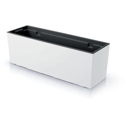 Prosperplast - Pot de fleurs allongé Urbi DUC600 avec insert Blanc