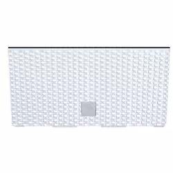 Jardinier du balcon de la collection de cas Rato Dimensions: 395x185x195 mm Blanc