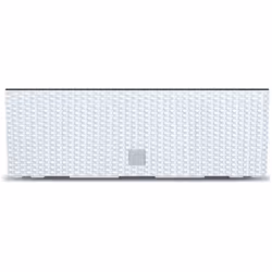 Jardinier du balcon de la collection de cas Rato Dimensions: 580x180x195 mm Blanc