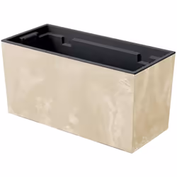 Dust of the Urbi Case Beton Effect Collection Dimensions: 395x185x195 Crème
